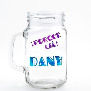 Personalized Glass Jar